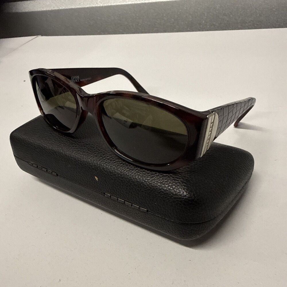 VERSACE Crocodile Tortoiseshell Sunglasses 454 w/Case & COA